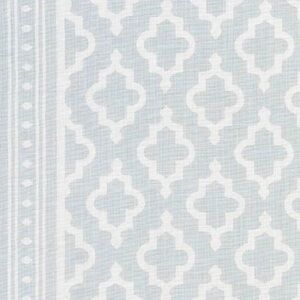 Schumacher x Veere Grenney Jake Fabric in Orpington Blue